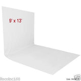 9'x13' White Photography Backdrop Photo Stand Muslin Background Support Kit