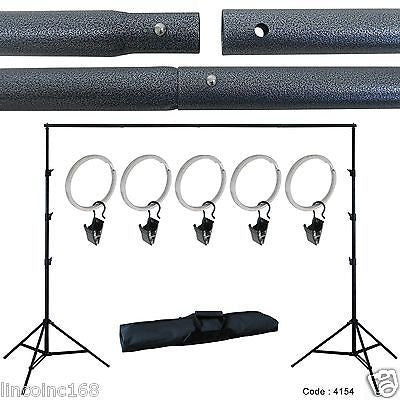 Photo Muslin Background Backdrop Support Stand Crossbar Kit Photography Studio