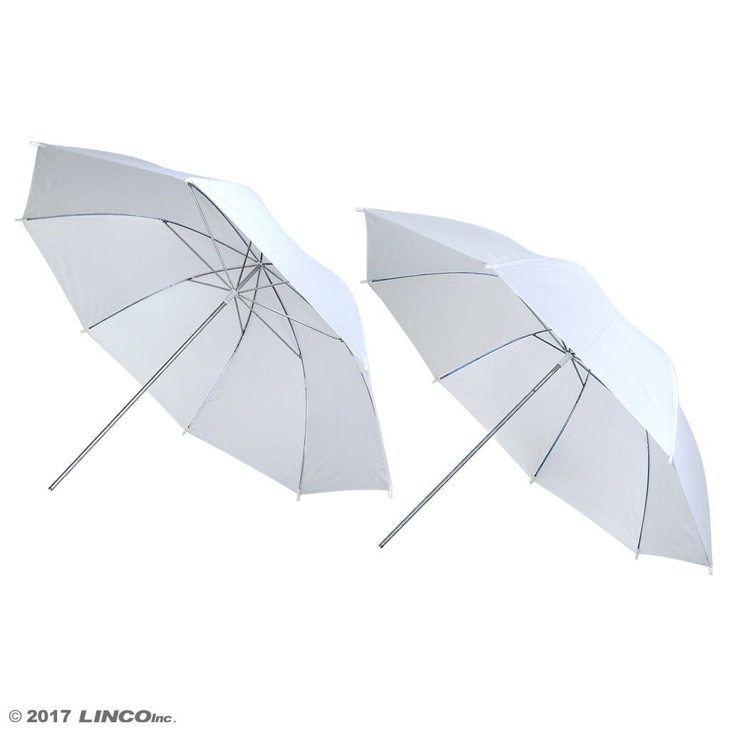 2 x 32" Photo Studio White Premium Soft Umbrella Reflector