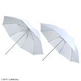 2 x 32" Photo Studio White Premium Soft Umbrella Reflector