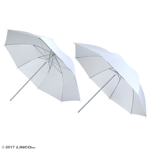 2 x 32" Photo Studio White Premium Soft Umbrella Reflector