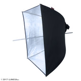 24" Photography Studio Pheno Square Silver Umbrella Reflector Softbox 3402-2