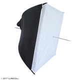 24" Photography Studio Pheno Square Silver Umbrella Reflector Softbox 3402-2