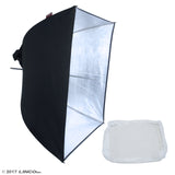 24" Photography Studio Pheno Square Silver Umbrella Reflector Softbox 3402-2S