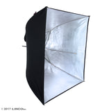 24" Photography Studio Pheno Square Silver Umbrella Reflector Softbox 3402-2S