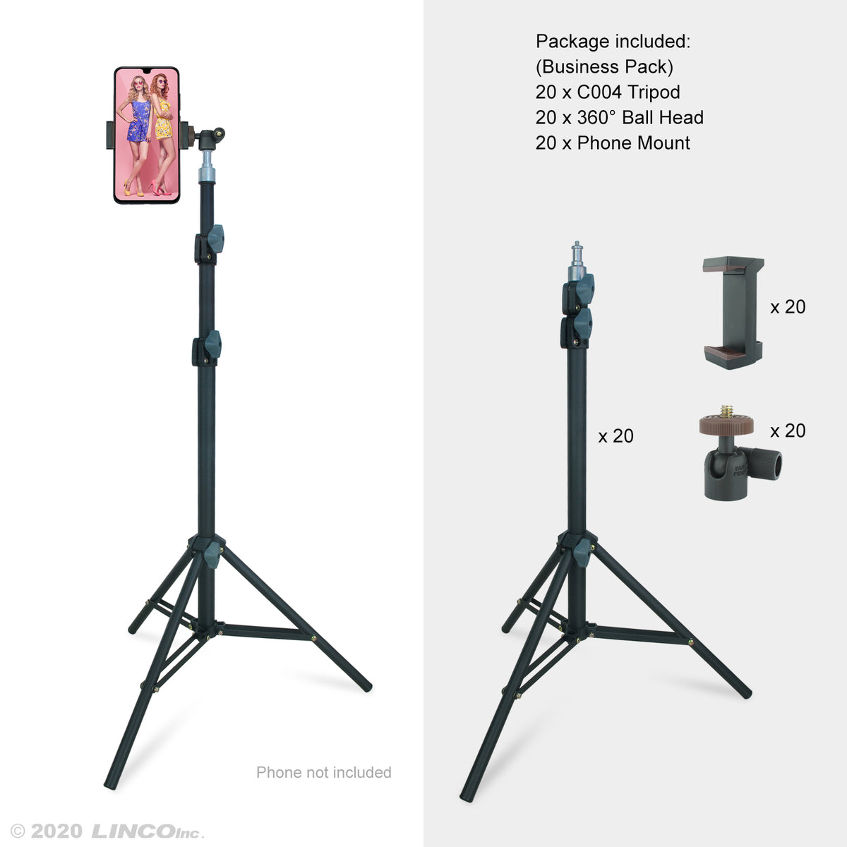 Selfie Stick Family Video Call Business Multiplayer Conference Call C004B-20