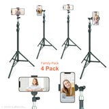 Selfie Stick Family Video Call Business Multiplayer Conference Call C004B-4