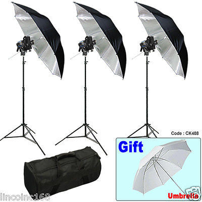 Photography Tungsten Spotlight Studio Video Spot light + Bag + stands CK408