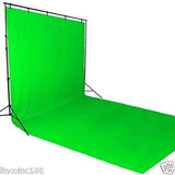 Photo Studio Video Light Lighting 9x21 Green Background Stands Case Kits