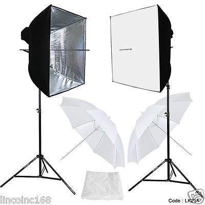 Photo Studio Video Continuous Lighting Kit Photography Softbox Light Stuido