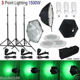 Linco 3 Point Softbox Photography Studio Video Light Lighting Kit Photo LK279