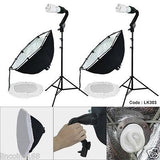 24" Photography Photo Equipment Softbox Studio Light Lighting Kit