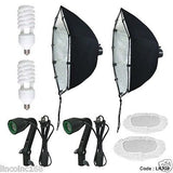 24" Photography Photo Equipment Softbox Studio Light Lighting Kits