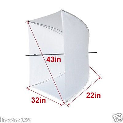 32" Photography White Umbrella Translucent Photo Studio Lights Lighting Kits