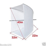 32" Photography White Umbrella Translucent Photo Studio Lights Lighting Kits