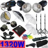 1320W Strobe Studio Flash Light Kit Lighting Photography Set CK107