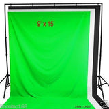 All 3 Photo Studio Muslin & Backdrop Support Stand Kit Chromakey Screen