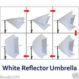 Studio Lighting Soft Box White Umbrella Reflector for Photo Lighting