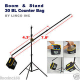 9'x13' BW Backdrop Support Stand Photography Studio Video 3 Softbox Lighting Kit