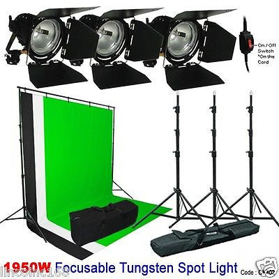 1950W Tungsten Focusable Film Continuous Lighting Spot Halogen Light CK402