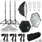 Photo Studio Lighting Softbox Kit Stand Bag Photography Light Kit Fast Ship