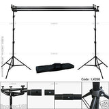 9x10 Triple Crossbar Background Support Stand Photo Studio Backdrop Stand Kit